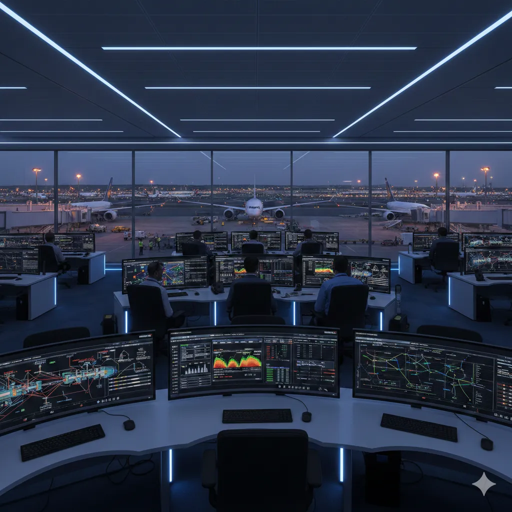 Aviation operations center with multi-tenant WiFi management